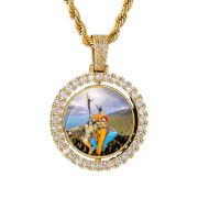 Fotoketting “Medaillon” Roterend