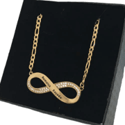 Infinity Halskettting met naamgravering