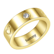 RVS Ring met Gravering