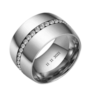 RVS Ring met Gravering