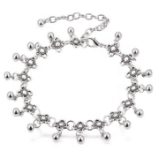 Enkelbandje Silver Beads