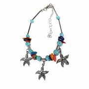 Enkelbandje Triple Starfish