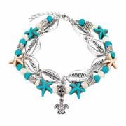 Enkelbandje Silver Turtle