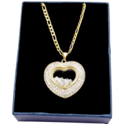 Schakelketting “Zirconia Heart”