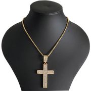 Halsketting “Zirconia Cross”