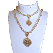 Sieradenset “Gipsy Zirconia Wheel”