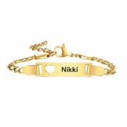 Kinderambandje Verguld met Gravering