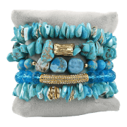 Armbandenset Natuursteen 5-delig