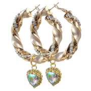 Cream Colored Stras 5 cm.