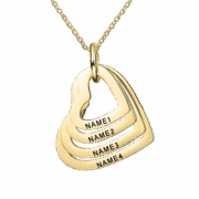 Halsketting “Four Hearts”